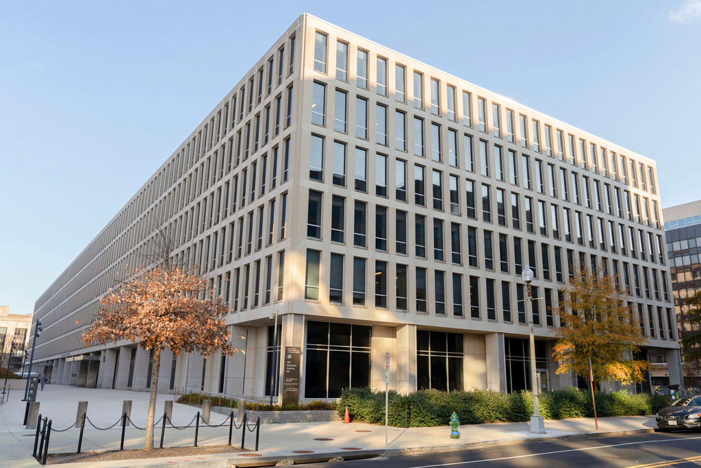 FILE - The U.S. Department of Education building is seen in Washington, Dec. 3, 2024. (AP Photo/Jose Luis Magana, File)