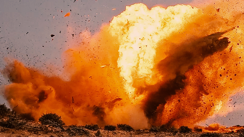 In this image provided by the U.S. Army, Covenant Industries' Anthem missile is tested Thursday, Aug. 6, 2026, at the Multidomain Training Area range complex, a component of the Africa Multidomain Training and Experimentation Center, in Morocco. (U.S. Army via AP)