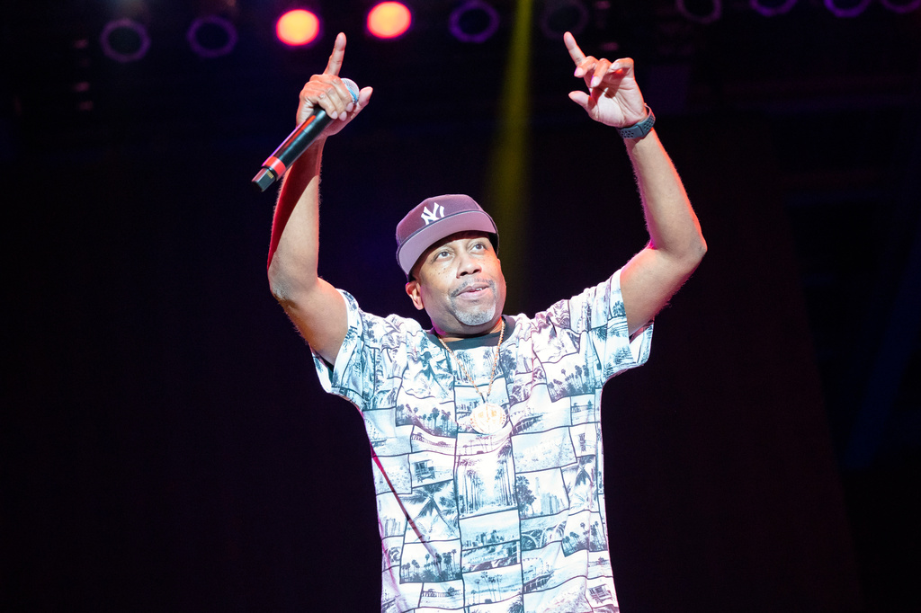 FILE - Rob Base performs during the "I Love The 90's" tour on Sunday, Aug. 7, 2022, at RiverEdge Park in Aurora, Ill. (Photo by Rob Grabowski/Invision/AP, File)