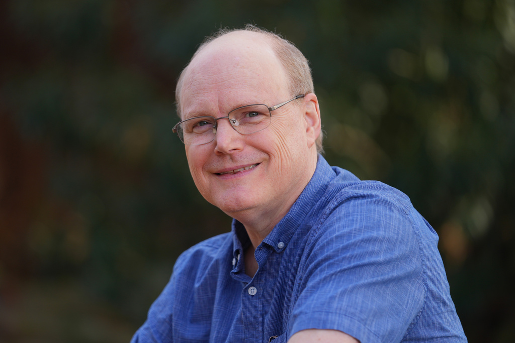 Dr. Daniel Moore poses for The Associated Press Feb. 2, 2026, in Coppell, Texas. (AP Photo/Julio Cortez)