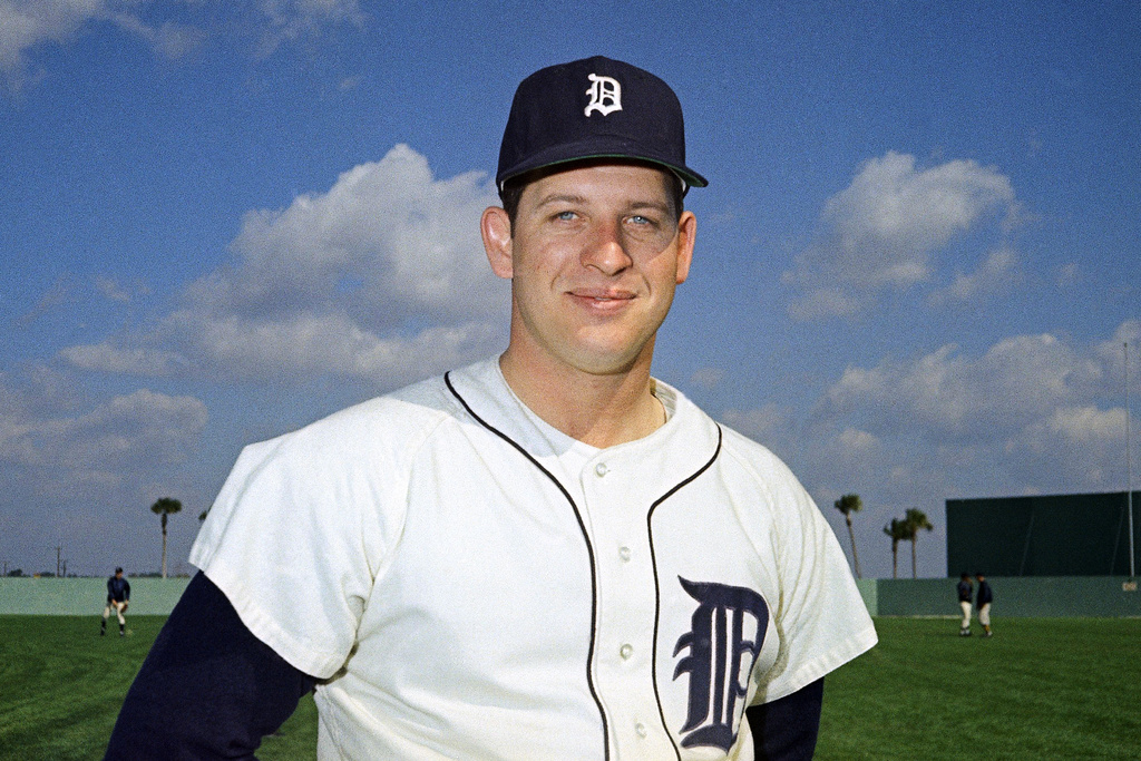 FILE - Mickey Lolich, pitcher of Detroit Tigers poses for a photo, March 1968. (AP Photo, File)