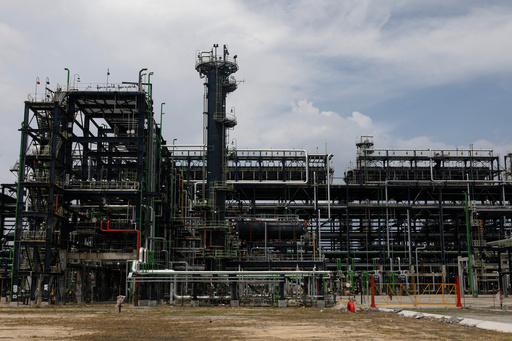 FILE - The Dangote oil refinery sits in Lagos, Nigeria, May 22, 2023. (AP Photo, File) FILE - The Dangote oil refinery sits in Lagos, Nigeria, May 22, 2023. (AP Photo, File)