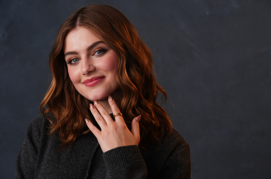 Actor Ella Bright poses for a portrait to promote the series "Off Campus" on Tuesday, April 28, 2026, in West Hollywood, Calif. (AP Photo/Chris Pizzello)