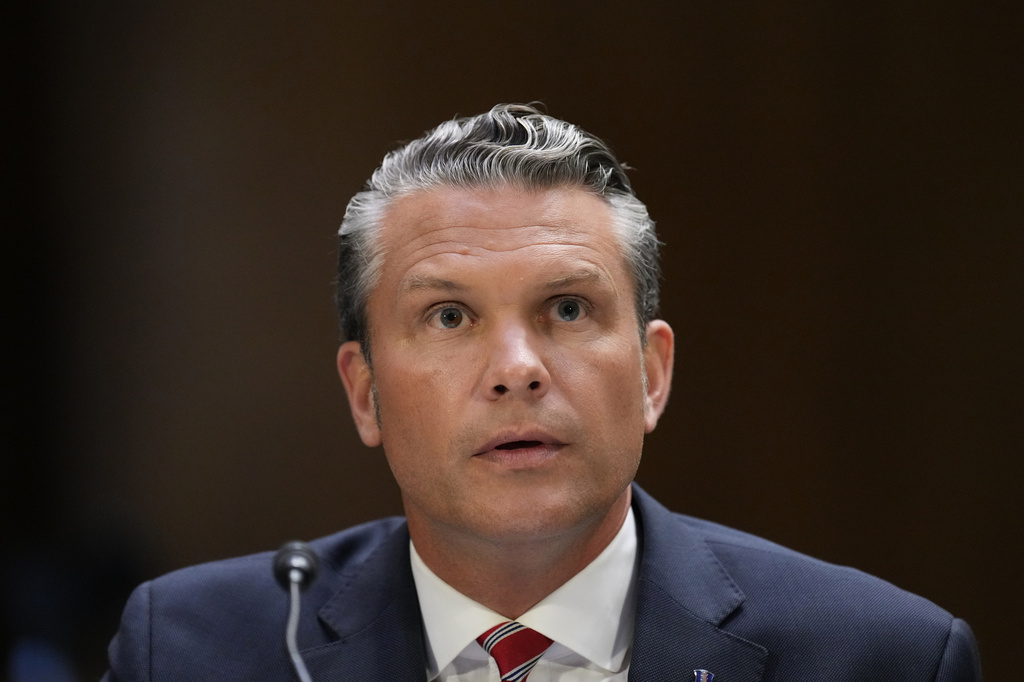 Defense Secretary Pete Hegseth testifies at a Senate Appropriations Committee hearing, Tuesday, July 21, 2026, on Capitol Hill in Washington. (AP Photo/Jacquelyn Martin)