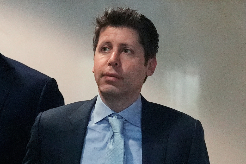 FILE - Sam Altman, CEO of OpenAI, arrives at the U.S. District Court in Oakland, Calif., April 30, 2026. (AP Photo/Godofredo A. Vásquez, File)