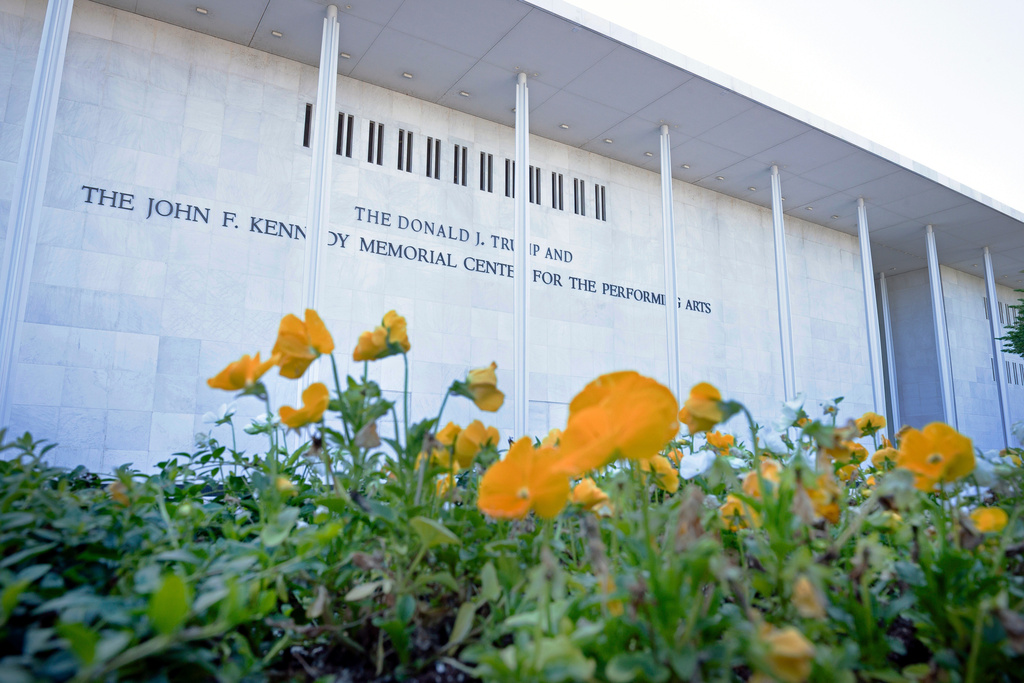 The John F. Kennedy Center for Performing Arts is seen in Washington, Friday, May 29, 2026. (AP Photo/Cliff Owen)
