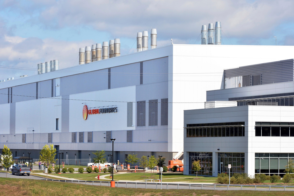 FILE - Tthe GlobalFoundries campus is seen on Sept. 22, 2014, in Malta, N.Y. (John Carl D'Annibale/The Albany Times Union via AP, File)