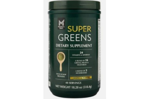 This image provided by the U.S. Food and Drug Administration on Friday, Oct. 31, 2025, shows packaging for the Member's Mark Super Greens Powder Supplement sold at Sam's Club stores. (FDA via AP) This image provided by the U.S. Food and Drug Administration on Friday, Oct. 31, 2025, shows packaging for the Member's Mark Super Greens Powder Supplement sold at Sam's Club stores. (FDA via AP)