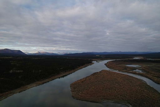 The Gates of the Arctic National Park and Preserve, where the Ambler Road project would pass through, is visible from Ambler, Alaska, Sunday, Sept. 28, 2025. (AP Photo/Annika Hammerschlag) The Gates of the Arctic National Park and Preserve, where the Ambler Road project would pass through, is visible from Ambler, Alaska, Sunday, Sept. 28, 2025. (AP Photo/Annika Hammerschlag)