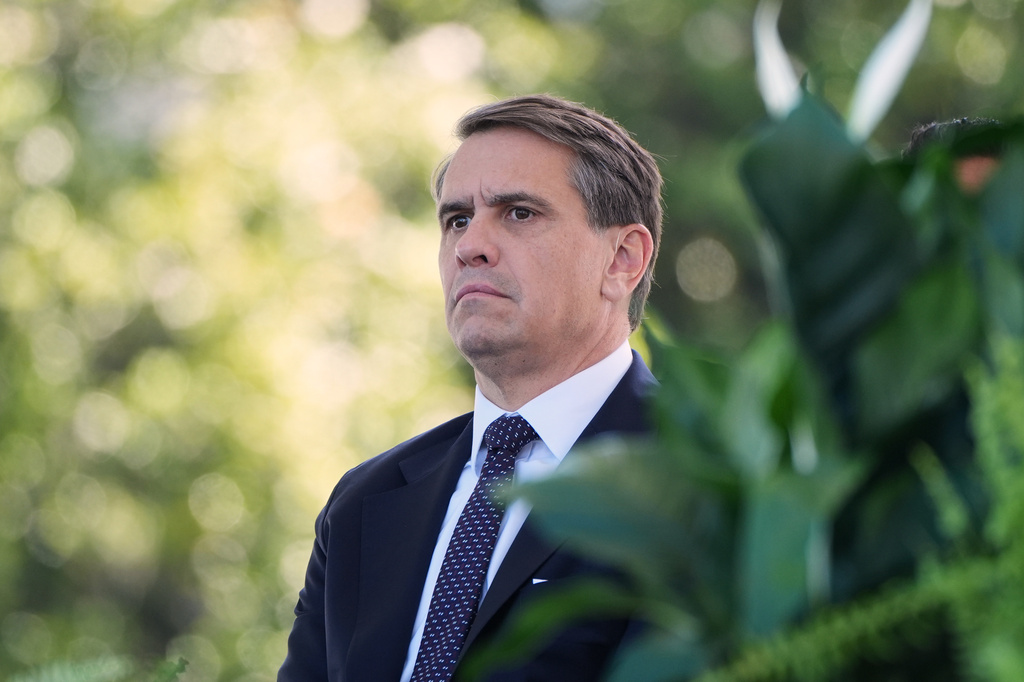 Acting Attorney General Todd Blanche attends the 45th Annual National Peace Officers' Memorial Service at the U.S. Capitol, Friday, May 15, 2026, in Washington. (AP Photo/Alex Brandon)