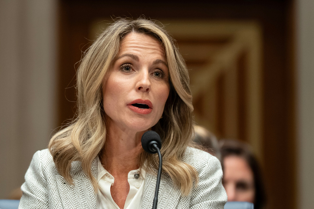 Dr. Nicole Saphier, surgeon general nominee, testifies before the Senate Committee on Health, Education, Labor and Pensions during a confirmation hearing on Capitol Hill Wednesday, Sept. 16, 2026, in Washington. (AP Photo/Jose Luis Magana)
