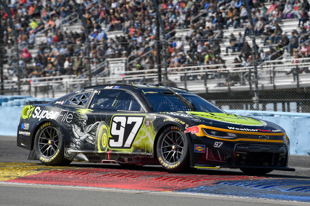 Shane Van Gisbergen drives during a NASCAR Cup Series auto race Sunday, May 10, 2026, in Watkins Glen, N.Y. (Photo/Adrian Kraus)