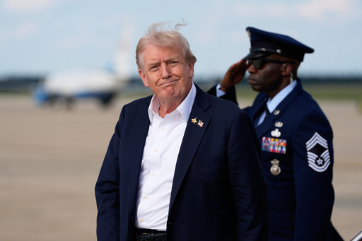 President Donald Trump arrives on Air Force One, Friday, Sept. 26, 2025, at Joint Base Andrews, Md. (AP Photo/Alex Brandon) President Donald Trump arrives on Air Force One, Friday, Sept. 26, 2025, at Joint Base Andrews, Md. (AP Photo/Alex Brandon)