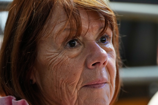 Gisele Pelicot sits in the courtroom during the appeals trial in the case of a man challenging his conviction, less than a year after the landmark verdict in a drugging and rape trial that shook France Thursday, Oct. 9, 2025 in Nimes, southern France. (AP Photo/Lewis Joly) Gisele Pelicot sits in the courtroom during the appeals trial in the case of a man challenging his conviction, less than a year after the landmark verdict in a drugging and rape trial that shook France Thursday, Oct. 9, 2025 in Nimes, southern France. (AP Photo/Lewis Joly)