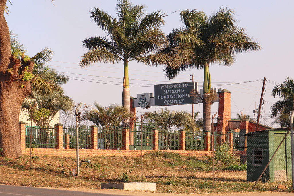 FILE -Matsapha Correctional Complex is seen in Matsapha, near Mbabane, Eswatini, July 17, 2025. (AP Photo, File)
