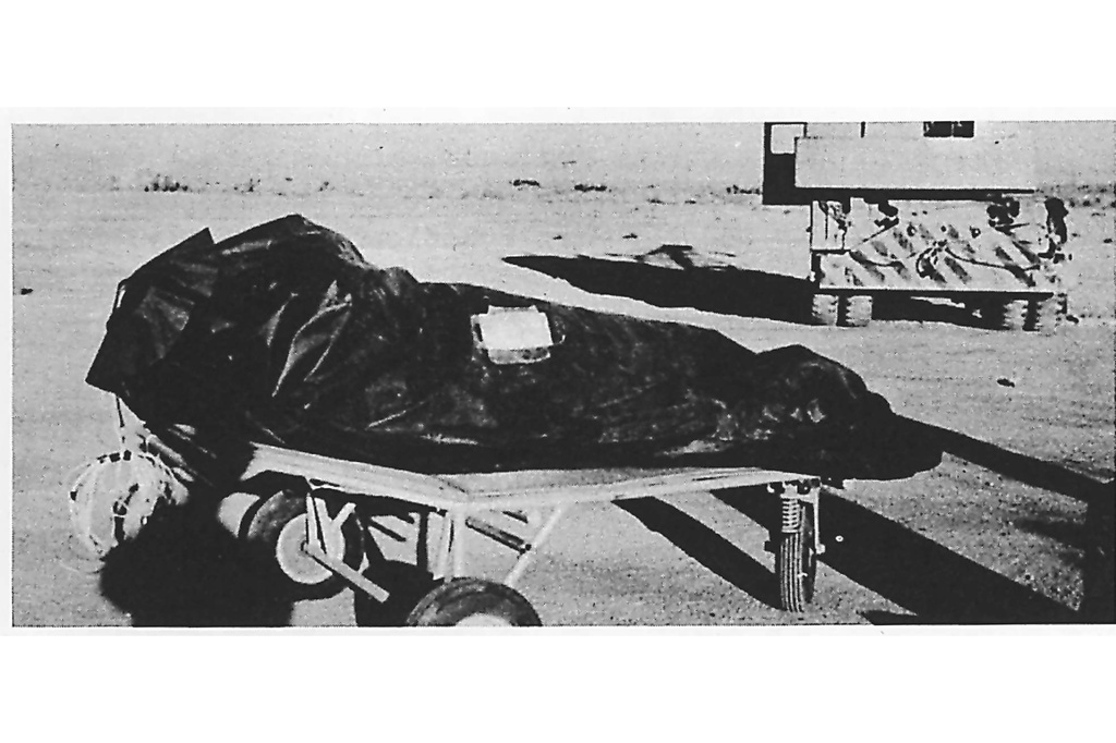 FILE - This photo is from the US Air Force's "The Roswell Report," released June 24, 1997, which discusses the alleged UFO incident in Roswell, N.M., in 1947. (U..S Air Force via AP, File)