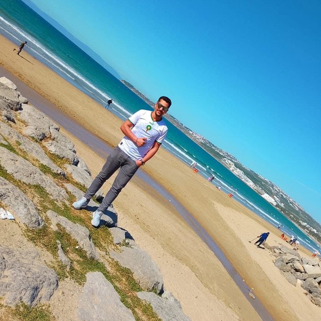 This undated image, provided by his family, shows Ayoub Akbili, a man who died while trying to cross from the Moroccan border town of Fnideq to the Spanish enclave of Ceuta. (AP Photo)