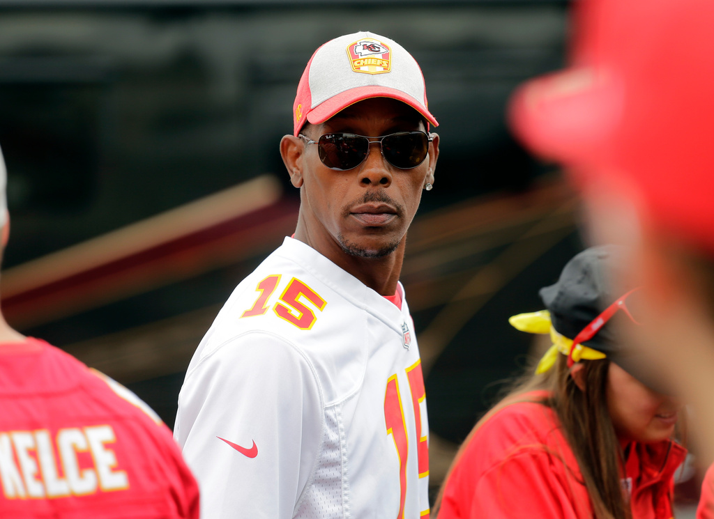 FILE - Pat Mahomes, father of Kansas City Chiefs quarterback Patrick Mahomes, arrives to Mile High Stadium prior to an NFL football game against the Denver Broncos, Oct. 1, 2018, in Denver. (AP Photo/Jack Dempsey, File)