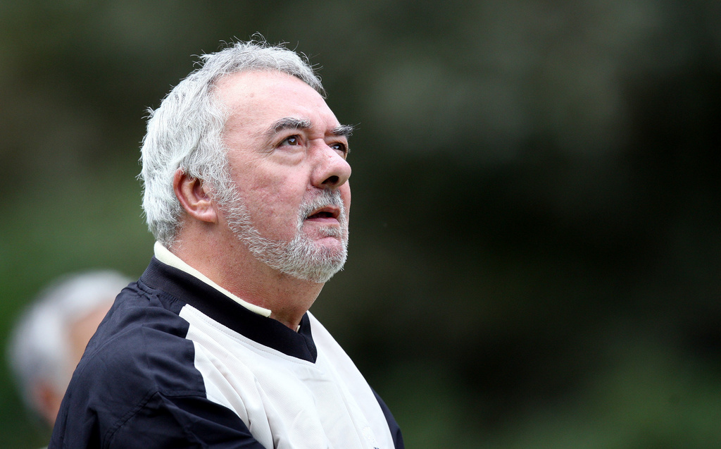 Former player and broadcaster John Virgo is seen in this file photo dated on Sept. 5, 2008. (Steve Parsons/PA via AP)