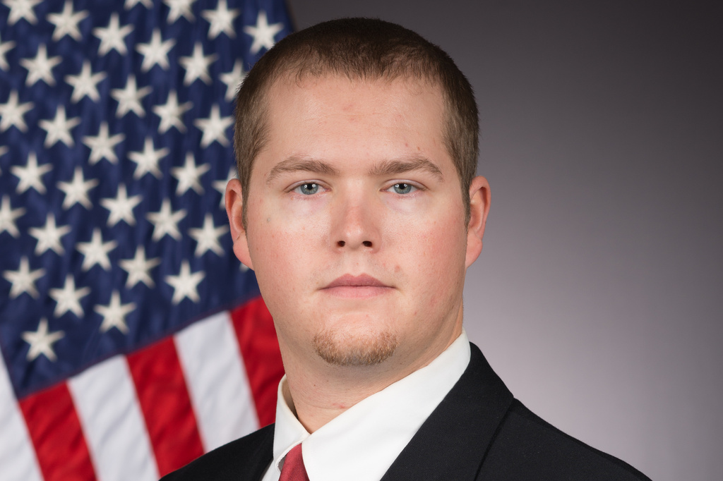 This undated photo provided by the Edwards Air Force Base shows Jeromy Smith. (Edwards Air Force Base via AP)