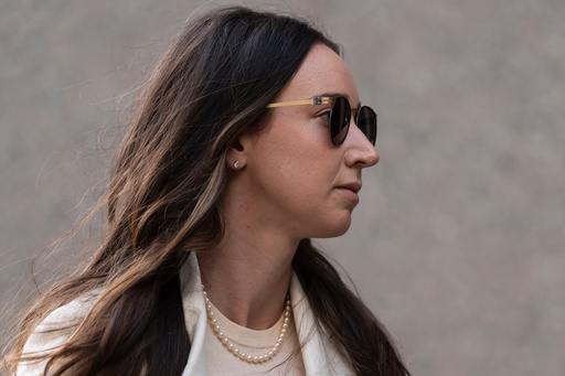 Charlie Javice arrives at Manhattan federal court, Monday, Sept. 29, 2025, in New York. (AP Photo/Yuki Iwamura) Charlie Javice arrives at Manhattan federal court, Monday, Sept. 29, 2025, in New York. (AP Photo/Yuki Iwamura)