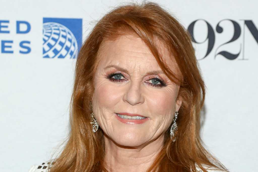 FILE - Sarah Ferguson, Duchess of York, poses backstage before discussing her novel "A Most Intriguing Lady" at the 92nd Street Y on Monday, March 6, 2023, in New York. (Photo by Andy Kropa/Invision/AP, File)