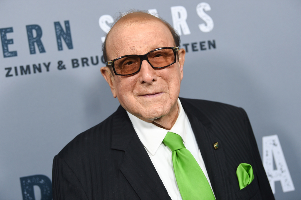 FILE - Music producer Clive Davis attends the special screening of "Western Stars" at Metrograph in New York on Oct. 16, 2019. (Photo by Evan Agostini/Invision/AP, File)