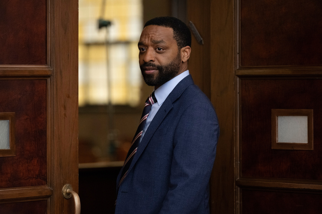 This image released by Sony Pictures Classics shows Chiwetel Ejiofor in a scene from "Eleanor the Great." (Anne Joyce/Sony Pictures Classics via AP)