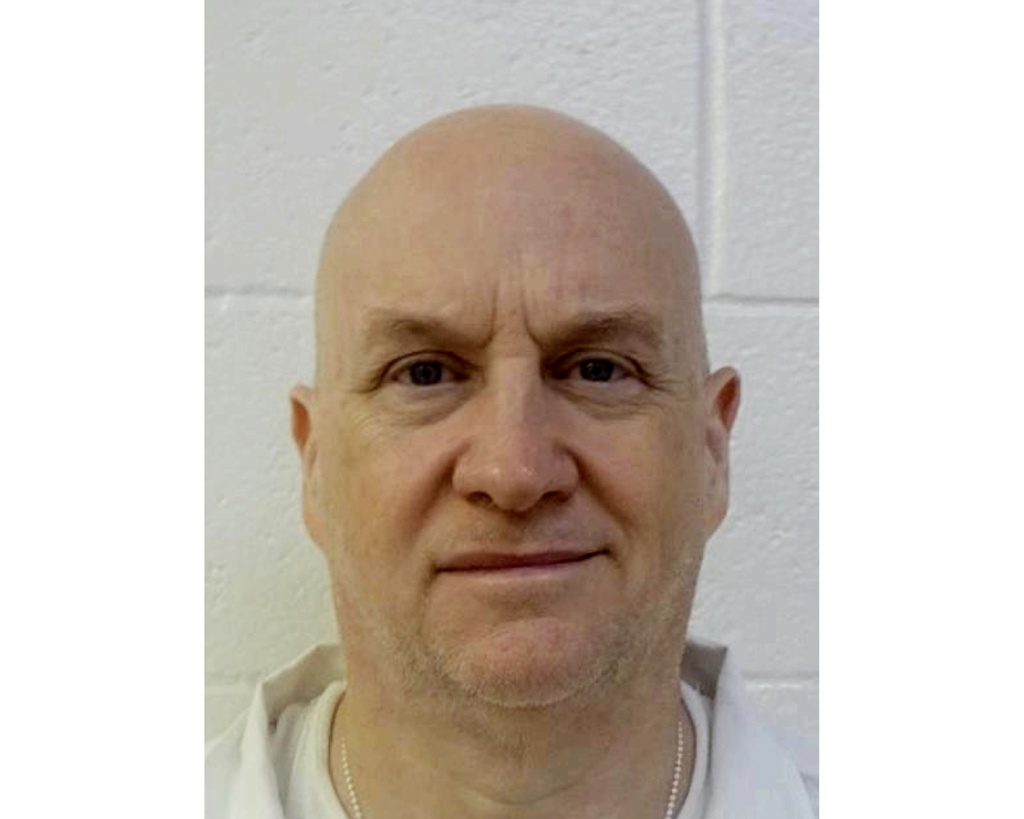 This undated photo provided by the Arkansas Department of Corrections Communications Department shows inmate Grant Hardin. (Arkansas Department of Corrections Communications Department via AP)