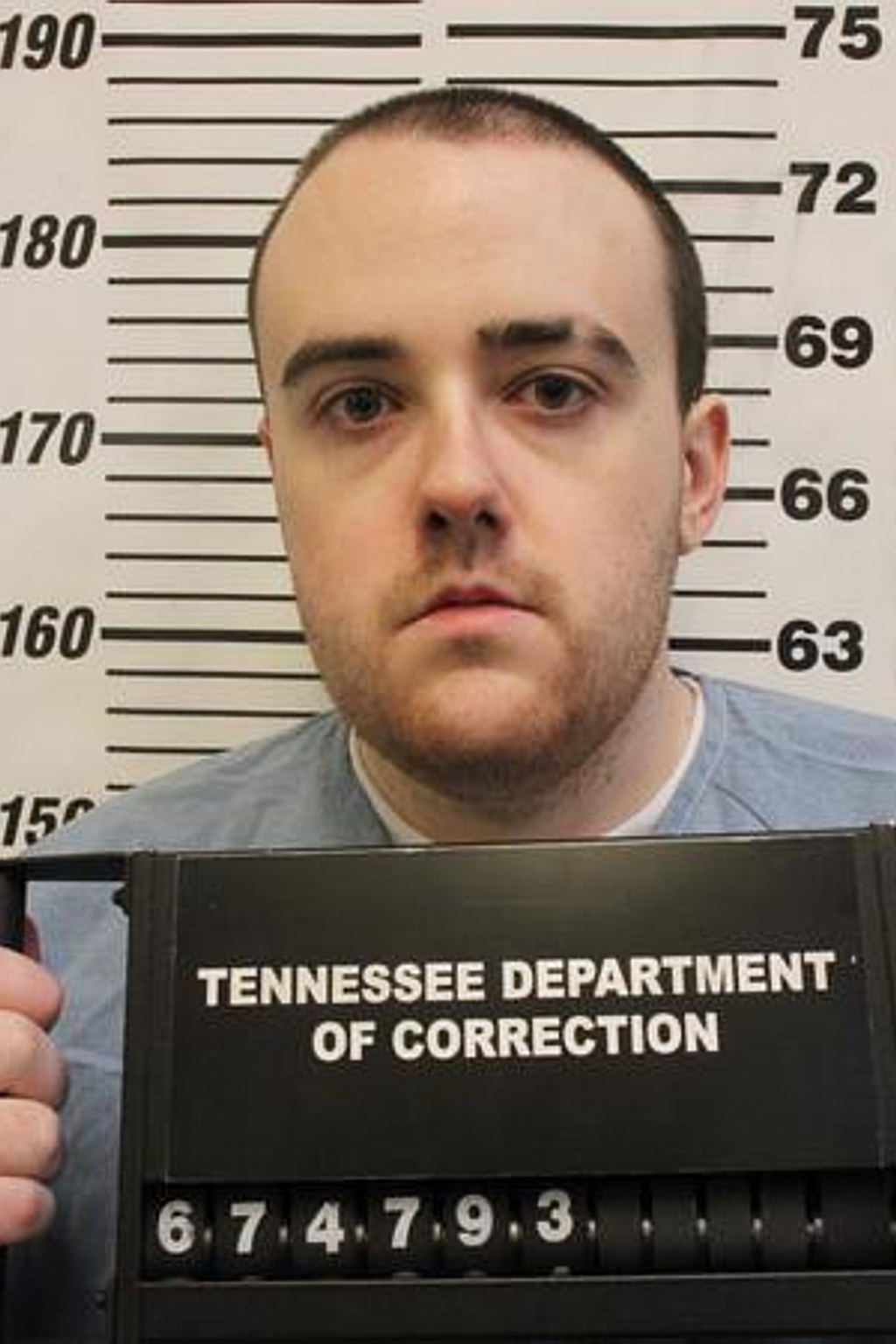 This booking photo released by the Tennessee Department of Corrections on July 24, 2025, shows Jacob Morley. (Tennessee Department of Corrections via AP)
