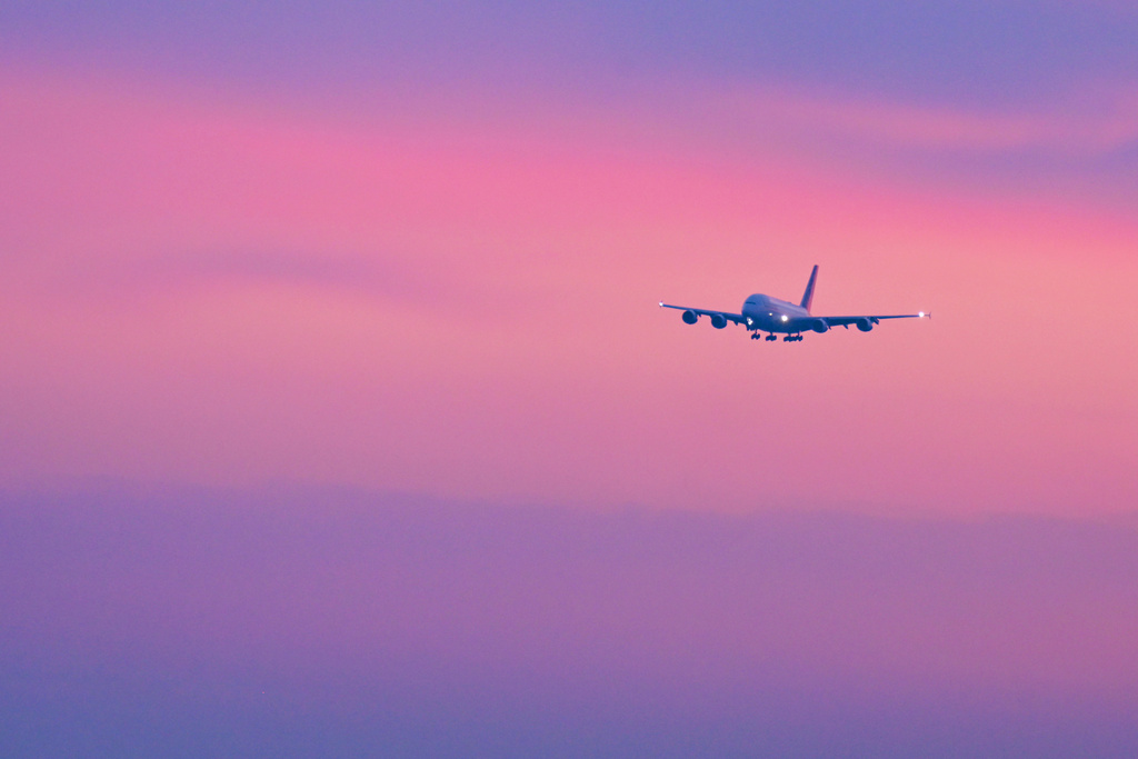 An Airbus A380 from Abu Dhabi lands without passengers, in Munich, Germany, Monday, March 2, 2026, due to safety reasons as a cabin crew of at least 17 people would have been required to take passengers on board, which, according to Lufthansa, was not available and could not be flown in due to the massive restrictions. (Malin Wunderlich/dpa via AP)