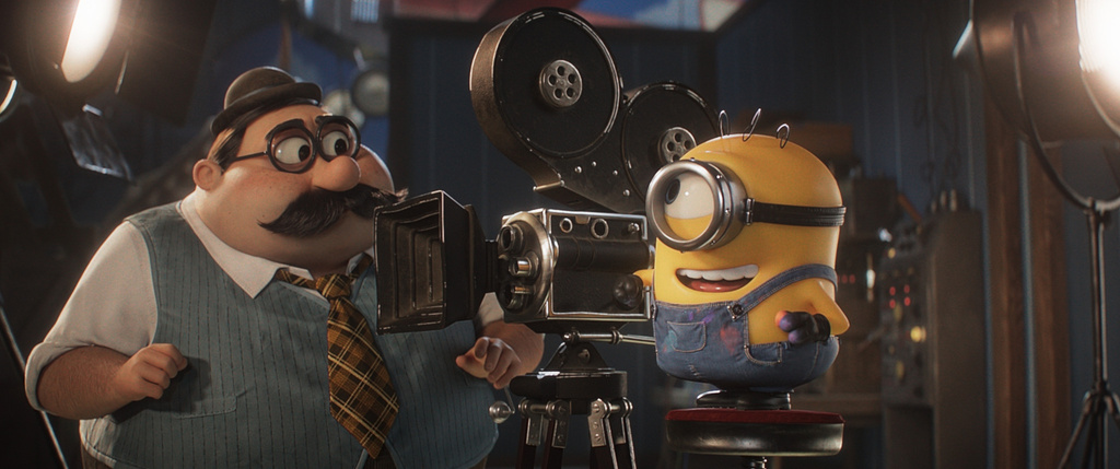 This image released by Universal Pictures shows a scene from Illumination's "Minions & Monsters." (Universal Pictures via AP)
