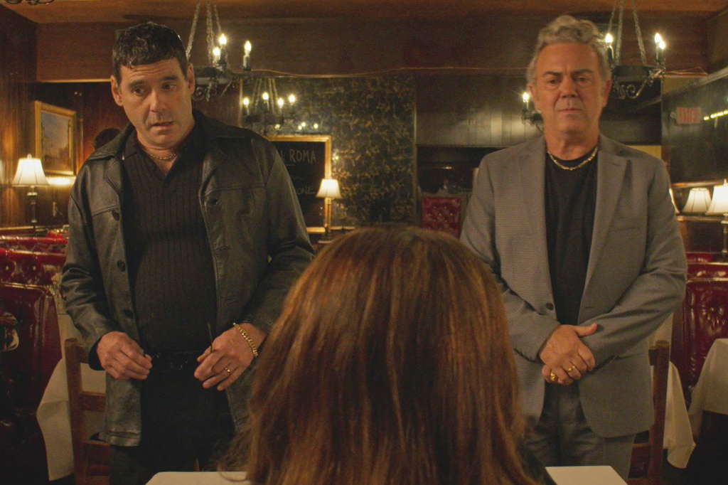 This image released by Sony Pictures Classics shows Mather Zickel, left, and Joe Lo Truglio in a scene from "Gail Daughtry and the Celebrity Sex Pass." (Sony Pictures Classics via AP)