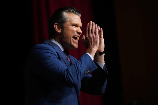 Secretary of Defense Pete Hegseth speaks to senior military leaders at Marine Corps Base Quantico, Tuesday, Sept. 30, 2025 in Quantico, Va. (Andrew Harnik/Pool via AP) Secretary of Defense Pete Hegseth speaks to senior military leaders at Marine Corps Base Quantico, Tuesday, Sept. 30, 2025 in Quantico, Va. (Andrew Harnik/Pool via AP)