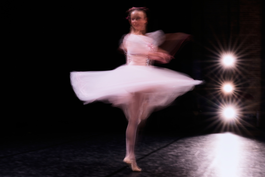 Lucy Steiner performs for Junior Classical Competition Women Age 13 during the Youth America Grand Prix (YAGP) Semi-Finals at Dominican University Performing Arts Center in River Forest, Ill., Friday, Feb. 6, 2026. (AP Photo/Nam Y. Huh)