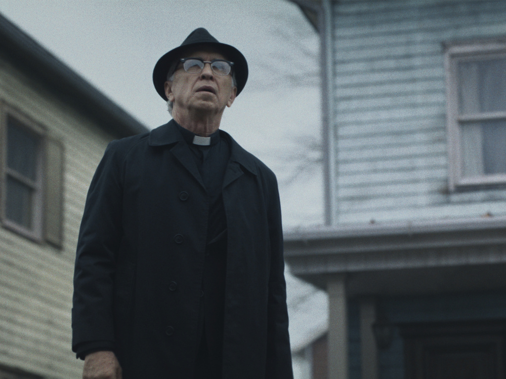 This image released by Warner Bros. Pictures shows Steve Coulter in a scene from "The Conjuring: Last Rights." (Warner Bros. Pictures via AP)