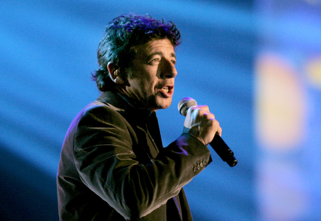FILE - French singer Patrick Bruel performs during the Victoires de la Musique awards ceremony in Paris on March 10, 2007. (AP Photo/Jacques Brinon, File)
