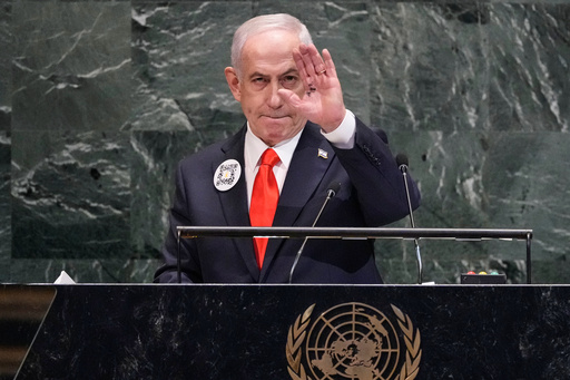Israel Prime Minister Benjamin Netanyahu finishes his address to the 80th session of the United Nations General Assembly, Friday, Sept. 26, 2025. (AP Photo/Richard Drew) Israel Prime Minister Benjamin Netanyahu finishes his address to the 80th session of the United Nations General Assembly, Friday, Sept. 26, 2025. (AP Photo/Richard Drew)