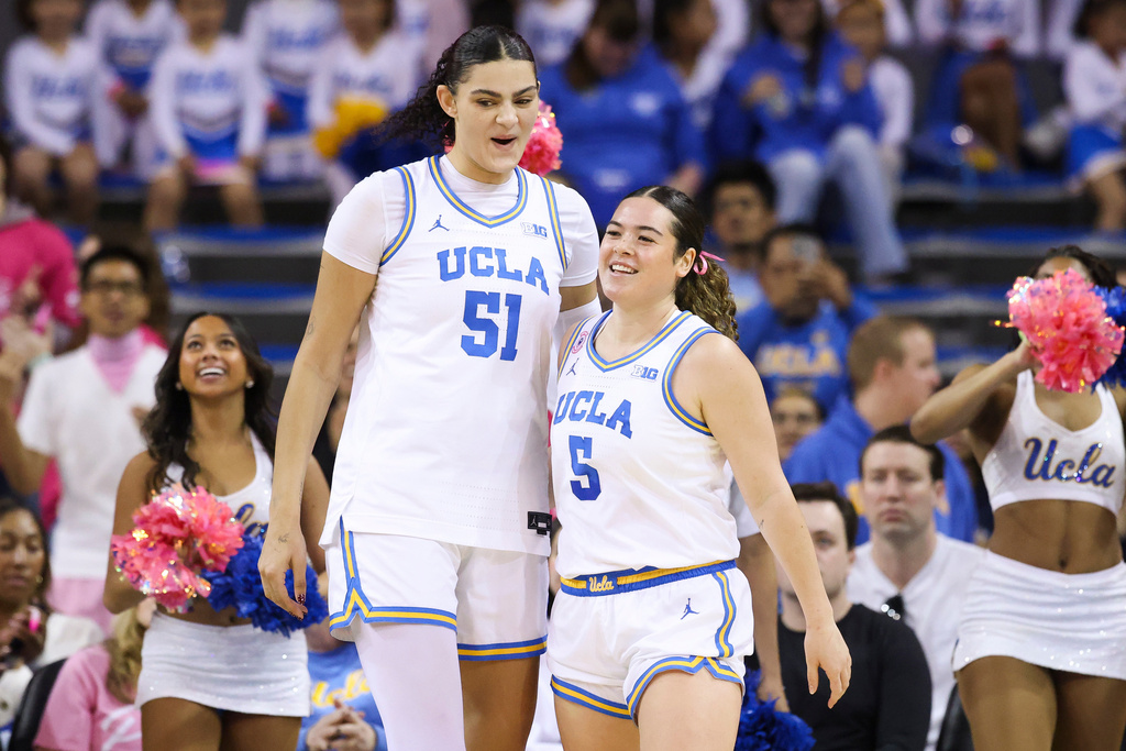 No. 2 UCLA women beat Indiana 92-48 and extend win streak to 19 games