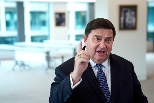 Stewart McLaurin, president of the White House Historical Association, speaks about the history of the East Wing of the White House, construction of a new ballroom, and President John Adams moving into the White House, during an interview with The Associated Press, Tuesday, Oct. 28, 2025, in Washington. (AP Photo/Jacquelyn Martin) Stewart McLaurin, president of the White House Historical Association, speaks about the history of the East Wing of the White House, construction of a new ballroom, and President John Adams moving into the White House, during an interview with The Associated Press, Tuesday, Oct. 28, 2025, in Washington. (AP Photo/Jacquelyn Martin)