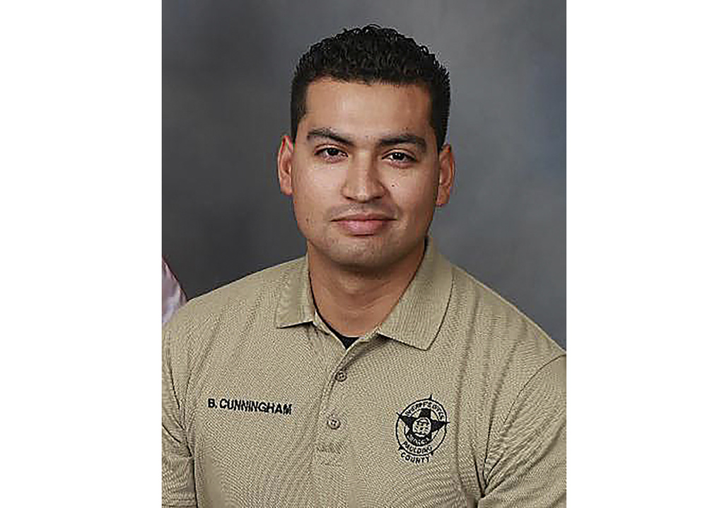 This image provided by the Paulding County Sheriff&rsquo;s Office shows Deputy Brandon Cunningham. (Paulding County Sheriff&rsquo;s Office via AP)