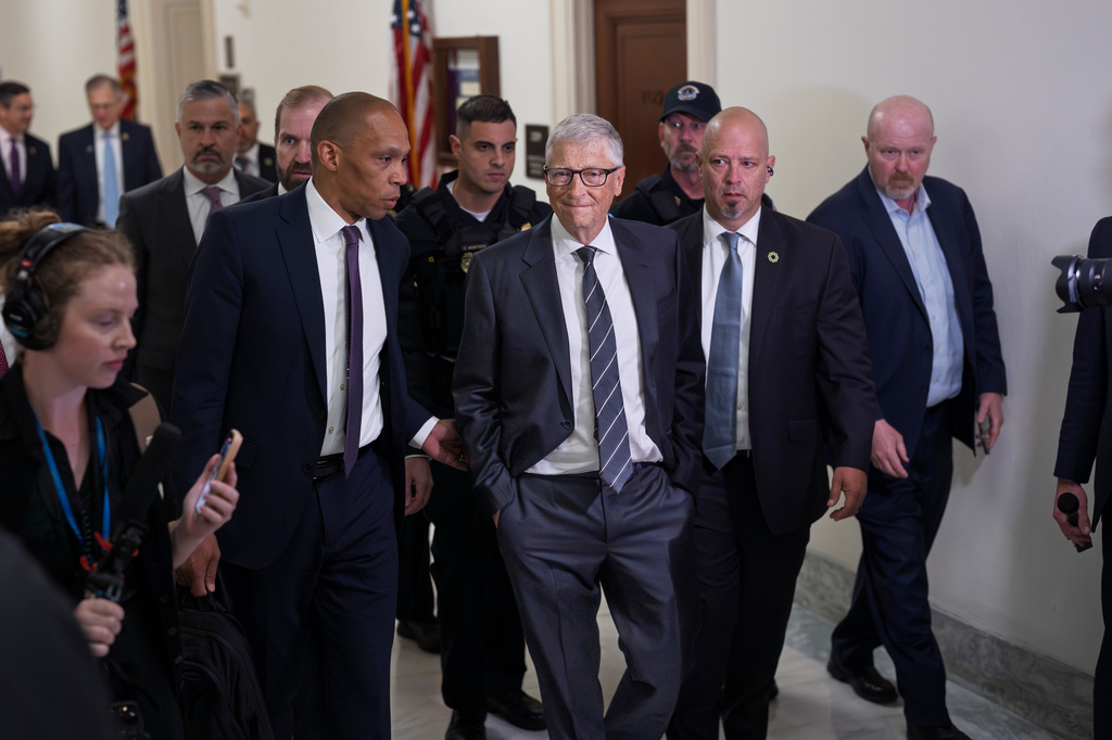 Bill Gates, co-founder of Microsoft, arrives on Capitol Hill for a closed-door interview with the House Oversight Committee investigating convicted sex offender Jeffrey Epstein, in Washington, Wednesday, June 10, 2026. (AP Photo/J. Scott Applewhite)