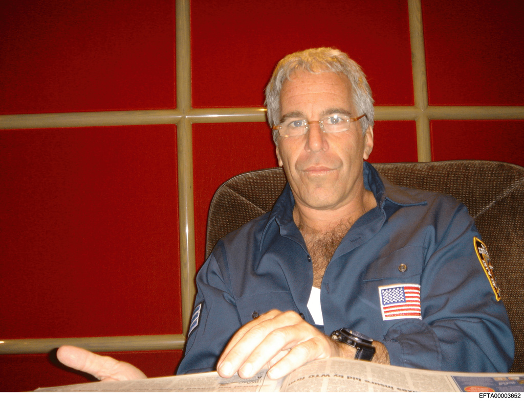 This undated photo released by the U.S. Department of Justice shows Jeffrey Epstein. (U.S. Department of Justice via AP)