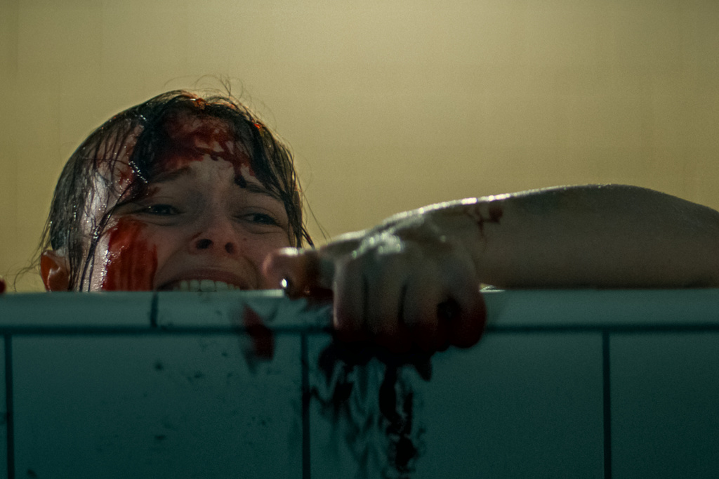 This image released by Neon shows Tyallah Bullock in a scene from "Leviticus." (Neon via AP)