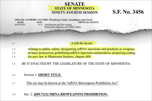 AP Illustration Source: Bill SF 3456 in the Minnesota 94th Legislature. AP Illustration Source: Bill SF 3456 in the Minnesota 94th Legislature.