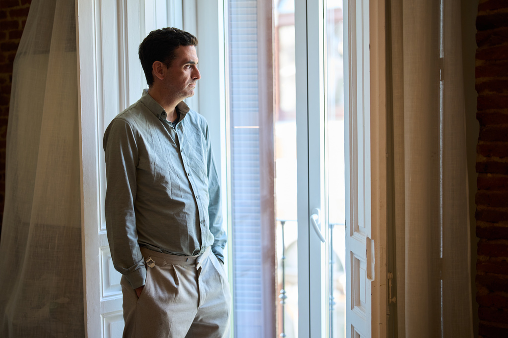 Miguel Hurtado, poses for a portrait after an interview with The Associated Press in Madrid, Spain, Thursday, May 21, 2026. (AP Photo/Bernat Armangue)