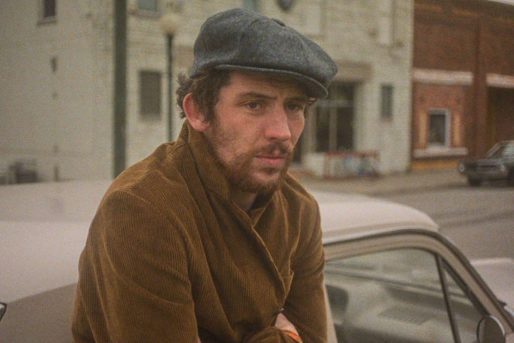 This image released by Mubi shows Josh O'Connor in a scene from "The Mastermind." (Mubi via AP)