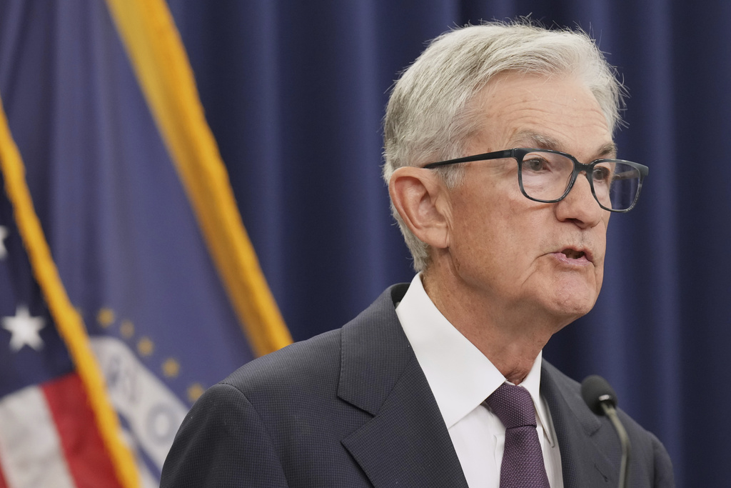 Federal Reserve Chairman Jerome Powell speaks during a news conference following the Federal Open Market Committee meeting, Wednesday, Sept. 17, 2025, at the Federal Reserve Board Building in Washington. (AP Photo/Jacquelyn Martin)