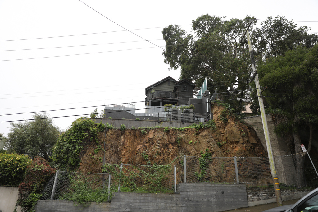 The home of Sam Altman is seen from Chestnut Street in San Francisco on Friday, April 10, 2026. (Lea Suzuki/San Francisco Chronicle via AP)