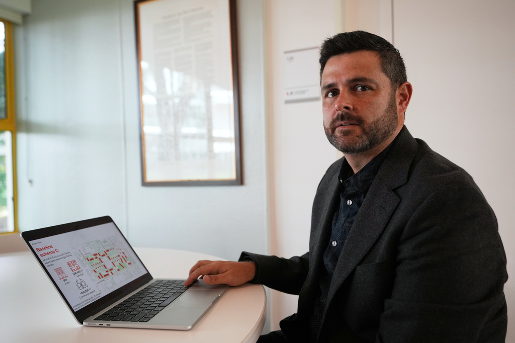 Thomas Klein, director of the University of Miami's Center for Urban and Community Design, poses for a photograph Wednesday, Aug. 12, 2026, in Coral Gables, Fla. (AP Photo/Lynne Sladky)